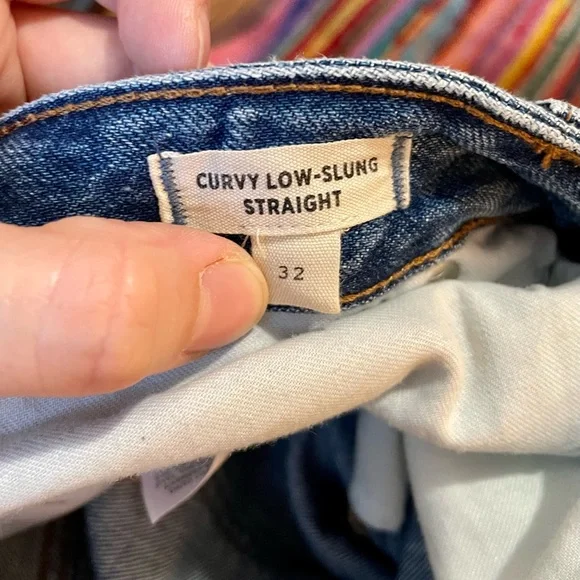 Madewell Curvy Low-Slung Straight Jeans in Palmina wash - Picture 7 of 11